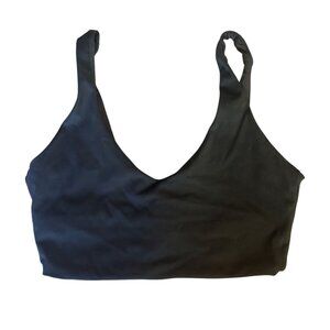 CSB V-Neck Sports Bra in Black